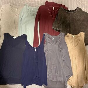 Z Supply Bundle of 8 tops